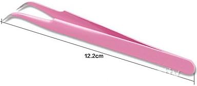 1pc Stainless Steel Nail Eyelash Extension Tweezers Nippers Pointed Clip Makeup Tool , 2#