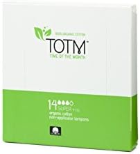 TOTM 100% Organic Non-Applicator Tampons (Super) x 14