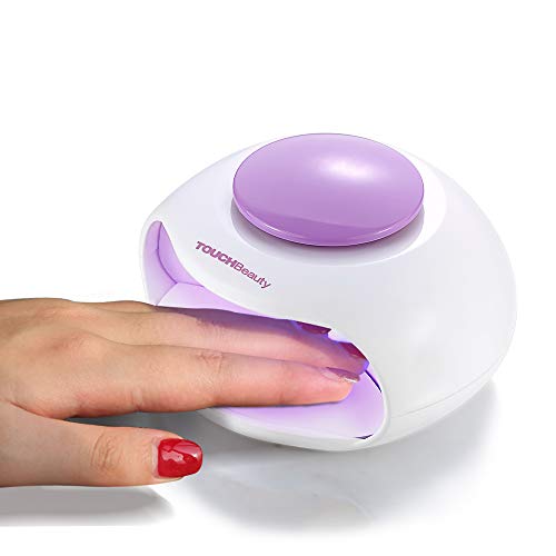 TOUCHBeauty TB-0889 Lámpara de LED Ventilador de esmalte de Uñas Secadora de uñas normales para la Manicura, Ventilador Portatil Morado