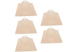 Duokon 5PCS Wiederverwendbare Toasterbeutel, Hitzebeständige PTFE-beschichtetes Glasfasertuch Brottaschen, Antihaft-Brottaschen für Sandwiches, Pizza, Heizbehälter für Toaster, Mikrowelle oder Grill