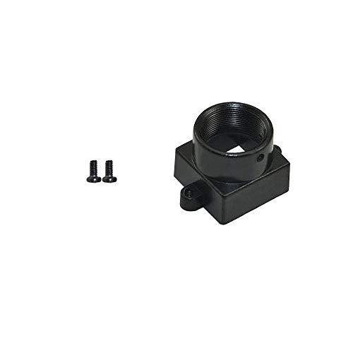 Preisvergleich Produktbild Haiyemao Webcam Metall M12 Objektivhalter MTV Objektivhalter Mit Befestigungsschrauben Kameraraum zur Verfügung (Color : Schwarz, Size : 1)