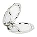 Personalised Silver Round Compact Mirror
