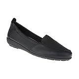  Natural Feet Damen Mokassin Marie  Echtes Hirschleder  Weite H  Hallux geeignet 41 schwarz