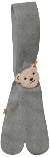 Steiff Unisex Baby 0006895 Scarf, Steiff Softgrey Melange, One Size (Manufacturer Size:Ii)