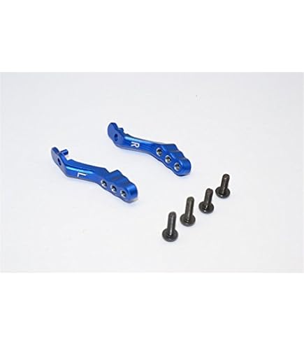 GPM Aluminium Front C-Hub – Tuningteile Für Tamiya MF01X, 1 Paar In Blau