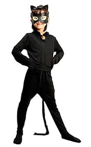 Chat Noir Kostum Cosplay Kinderkostume Halloween Karneval Grosse S 6 7 Jahre Originelle Geschenkidee Chat Noir Lady Bug Cosplay Amazon De Baby