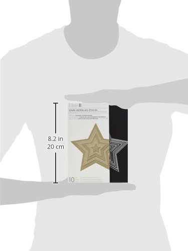 Little B Cutting Die-Stars, 10/Pkg, .75″-5″ - 3