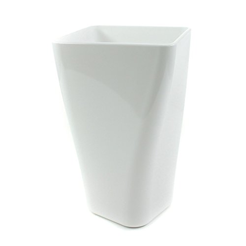 Preisvergleich Produktbild MultiBros Deko Vase Blumenvase weiß