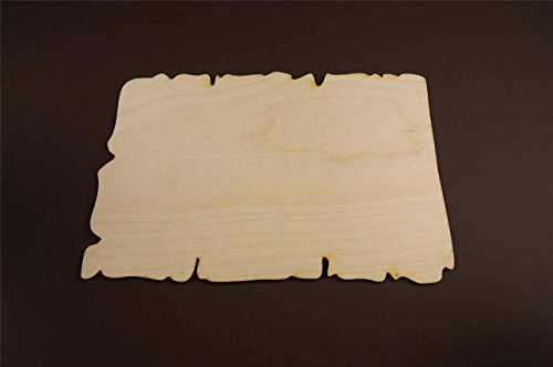5x Naturholz Papyrus-Platten für Basteln Malen Dekoration Holz Speiswkarte Bilderrahmen Menükarten (W75) - 2