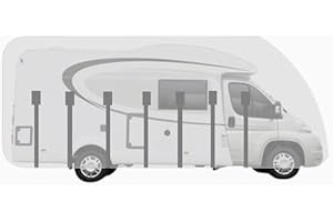 HBCOLLECTION Custodia Coperture 4 Stagioni per Camper Profilo (LxlxA 6.00x2.30x2.50m)