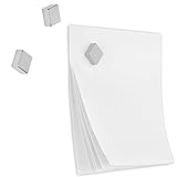 [12 Stück] Neodym Magnete , MENGGOOD Ultrastarke Haftung N52 Magnetstreifen für Glas-Magnetboards Magnettafeln Kühlschränke [10x10x4 mm] Kühlschrankmagnet Pinnwandmagnet Dauermagnet für Whiteboard Pinnwand - 4