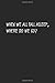 Produktbild When We All Fall Asleep, Where Do We Go: Billie Eilish College Ruled Blank Lined Designer Notebook Journal