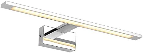 Bath Mirror Lamps- Wall Lights Mirror Front Lamps Bathroom Light Stainless Steel LED Chip Warm White/Cold White Bulb Included --Make-up mirror headlights ( Color : Warm light-68CM-20W )