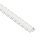D-line 20 x 10 mm esconde cables por encima de las tablas de faldón con d-line œ de perfil redondo que se asemeja a las secciones superiores naturales de la tabla de faldas; nuestra funda de cable es pintable para el acabado perfecto