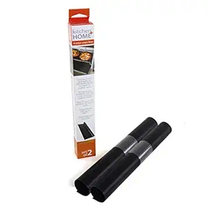 Kitchen + Home Toaster Oven Liner - Heavy Duty 100% PFOA & BPA Free ? FDA Approved Non-Stick Reusable Toaster Oven Liner - 2 Pack