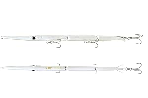 Artificial Jack Fin Stylo Jointed 255, color blanco por Marlin Blue, de Montanari Marco en Porto Corsini