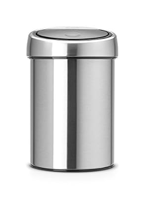 BRABANTIA 378645 Poubelle design Touch bin 3 L Acier mat