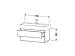 Produktbild Duravit Waschtischunterschrank wandh. Delos 445x950x448mm 2 SchKa, für 045410, eiche gebürstet, DL63