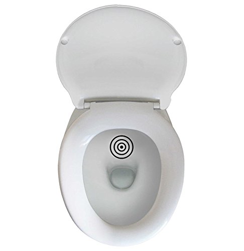Preisvergleich Produktbild Ziel-Aufkleber für Toiletten, 6 Stück