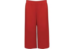 Shop Nova® Women Wide Leg Plazzo 3/4 Short Pants Casual Ladies Loose Capri Trousers
