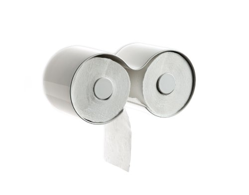 Preisvergleich Produktbild Authentics 1313478 Toilettenpapierhalter KALI / weiß