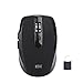 Produktbild Big-Mountain Kabellose Gaming Maus | USB 6D 2.4GHZ Wireless | Mäuse USB-Empfänger für MacBook/Pro USB C Geräte | Mute Metall Roller Ergonomische Maus (Schwarz)