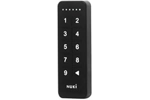 Nuki Keypad, Codeschloss für die Haustür, smarte Erweiterung für Nuki Smart Lock, Öffnen und Schließen via 6-stelligem Zutrit