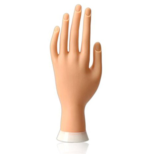 Gleader Hand Model Nail Art Practice Flexible Movable Soft