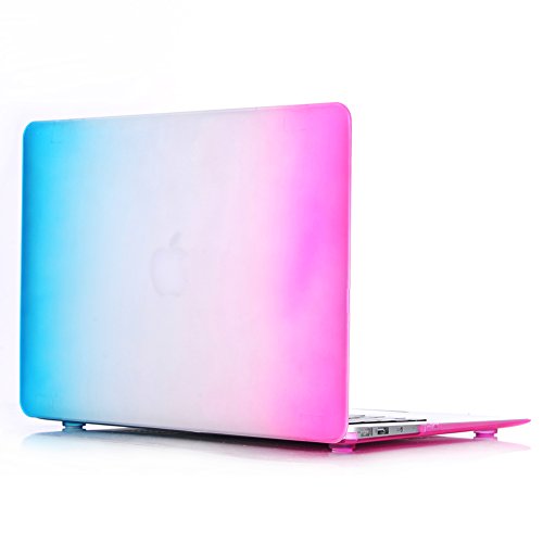 hibote MacBook Pro 15,4 „Case mit Retina Display, Soft-Touch-Kunststoff-Hartschalen-Snap On Carrying Case Cover für Apple MacBook Retina 15-Zoll A1398 Regenbogen - 4