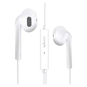 XE610 Boom Bass Wired in-Ear Headphones Compatible with Especially All Vivo Smartphones (White)