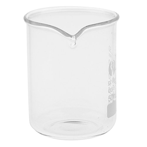 Preisvergleich Produktbild MagiDeal Borosilikatglas Bechergläser Becherglas mit klare Ausguss 10ml - 2000ml Meßbecher - 50 ml
