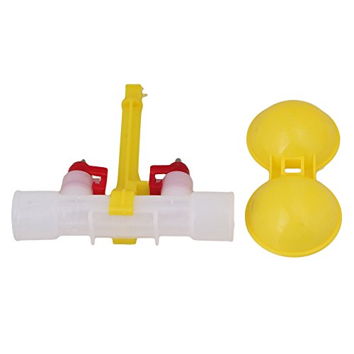 BQLZR 3 Stück Automatisch Nippeltränke Wasser Trinker für Huhn Geflügel Edelstahl Langlebig - 3