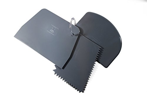 BackeFix – 3er Teigschaber-Set – einfaches auskratzen von Teigresten – liegt angenehm in der Hand! – Als Teigteiler oder auch als Teigschaber verwenden – Backen wie ein Meister (12,5×9,6) | 2 Jahre Zufriedenheitsgarantie - 2