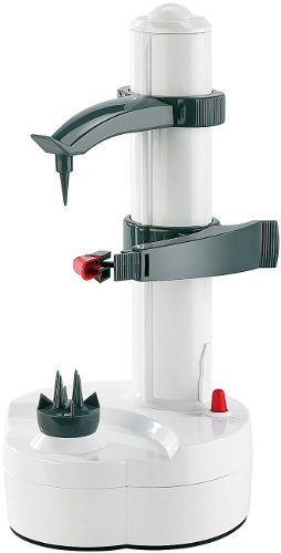 Rosenstein & Söhne Elektrischer Obst- und Gemüseschäler, Edelstahl-Klinge - 2