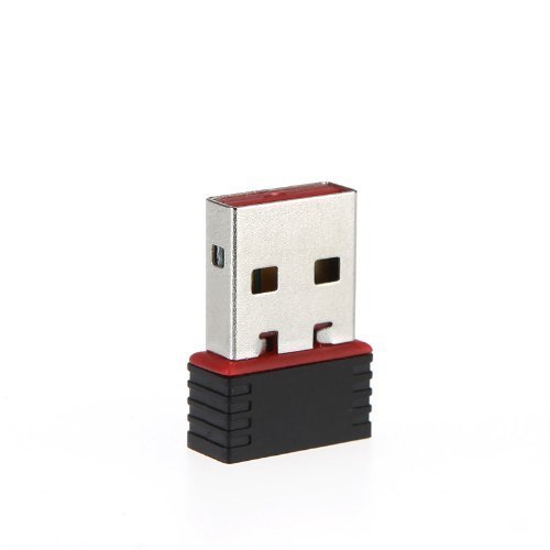 TOOGOO(R) Miniue50M USB WiFi Wireless LAN 802.11 n/g/b Netzwerk Antenne Adapter Karte - 2