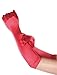 Produktbild Handschuhe lang Satin für Braut Hochzeit Abendmode Gala Gothic super Passform, Grösse Accessoire:Einheitsgrösse;Farbe:Rot