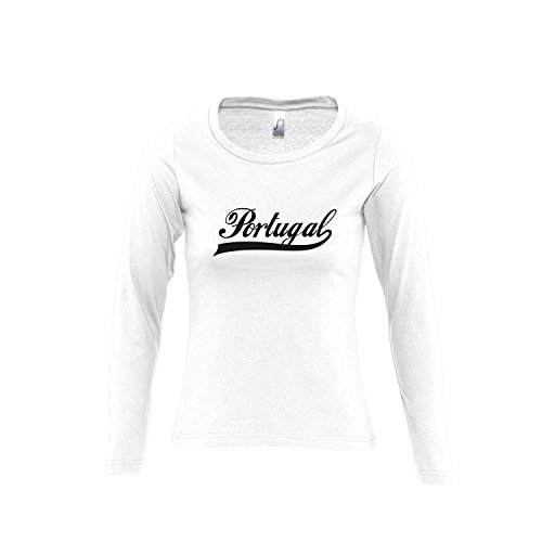 Portugal Oldschool Landershirt Em Wm Fan Trikot Damen Langarm Longsleeve T Shirt S Xl White Schwarz M This Is My Personal Test