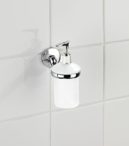 Wenko 22179100 Kuba Flüssigseifen-Spender, Zinkdruckguss, chrom, 11,5 x 7 x 15 cm - 3