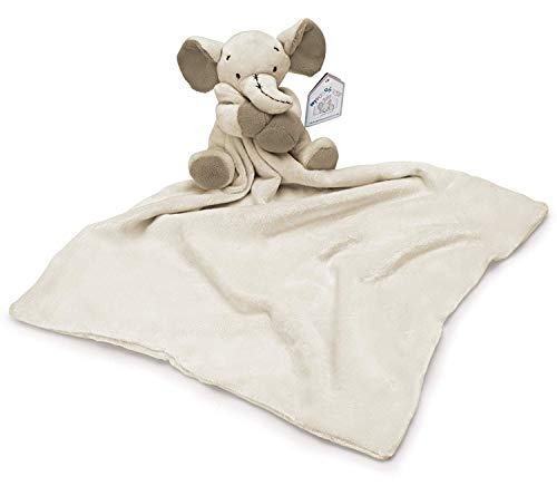 Preisvergleich Produktbild Mousehouse Gifts - Kuscheldecke für Neugeborene - mit Plüsch-Elefant - Grau