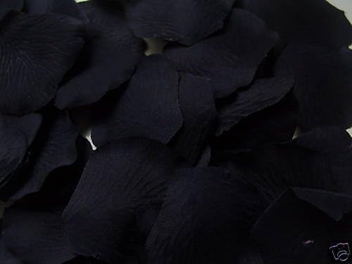 100 QUALITY DEEP NAVY BLUE SILK ROSE PETALS CONFETTI/WEDDING