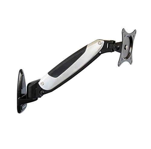 Duronic DM65W1X1 Wandmontierbare Monitorhalterung für einen LCD / LED Computer Bildschirme / Fernsehgeräte mit Höhenverstellung durch Gasspannungsregelung