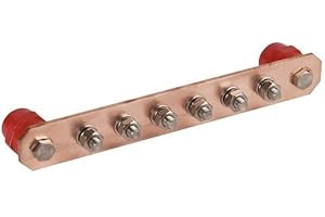 Dehn 472207 – Barra compensazione potenziale 295 x 40 x 5 mm rame