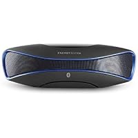 Energy Sistem Music Box BZ3 - Altavoz portátil con Bluetooth (USB/SD, FM, Audio-In, display retroiluminado) negro y azul