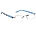 Catcher Rimless Rectangular Unisex Spectacle Frame(Tp1304Blue) RS.595.00