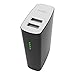 Price comparison product image Belkin 4,000 mAh Portable Dual USB Rechargeable Battery Pack for Apple iPhone, iPad, iPod, Samsung Galaxy and Universal Smartphones/Tablets - Black