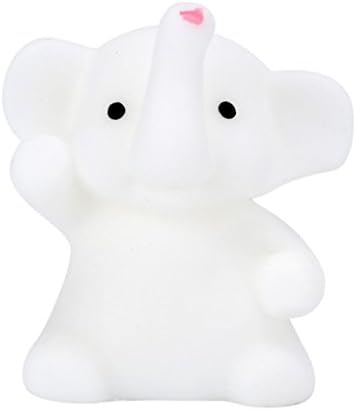 Soft Slow Rising Squeeze Toy,jieju Cute Animal Squishy Squeeze Healing Fun Kids Kawaii Toy Stress Reliever Decor (White)