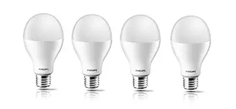 Philips Stellar Bright Base E27 20-Watt LED Bulb (Pack of 4, Cool Day Light)