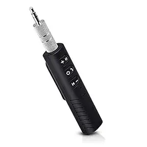Wireless Bluetooth Audio Receiver for Xiaomi Mi 8 Youth (Mi 8 Lite), Google Pixel 4 XL, OnePlus 7T Pro, Samsung Galaxy Note 10 Plus 5G, Xiaomi Mi 9 Transparent Edition, Google Pixel 4 Bluetooth Audio Receiver Adapter 3.5mm Jack AUX Audio Music Car Kit Speaker Earphone Headphone Headset Hands-Free (Black)