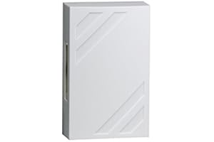 Huber 13305 - Timbre con 25 melodías, control electrónico, color blanco