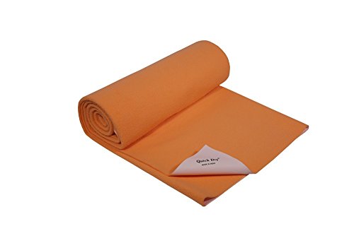 Quick Dry Plain Double Bed Baby Sheet (Peach)